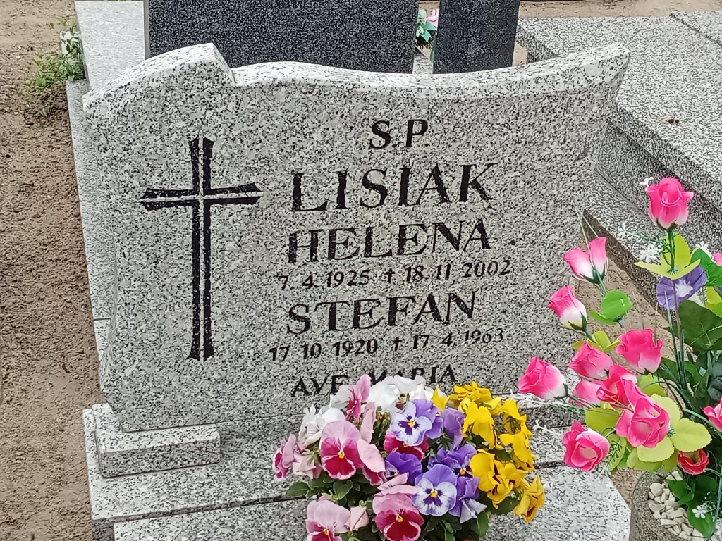 Helena Lisiak 1925 Dobrzyca - Grobonet - Wyszukiwarka osób pochowanych