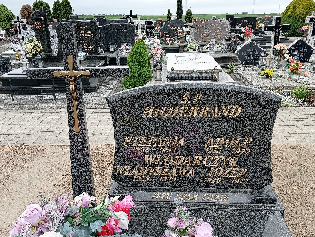 Stefania Hildebrand 1923 Dobrzyca - Grobonet - Wyszukiwarka osób pochowanych