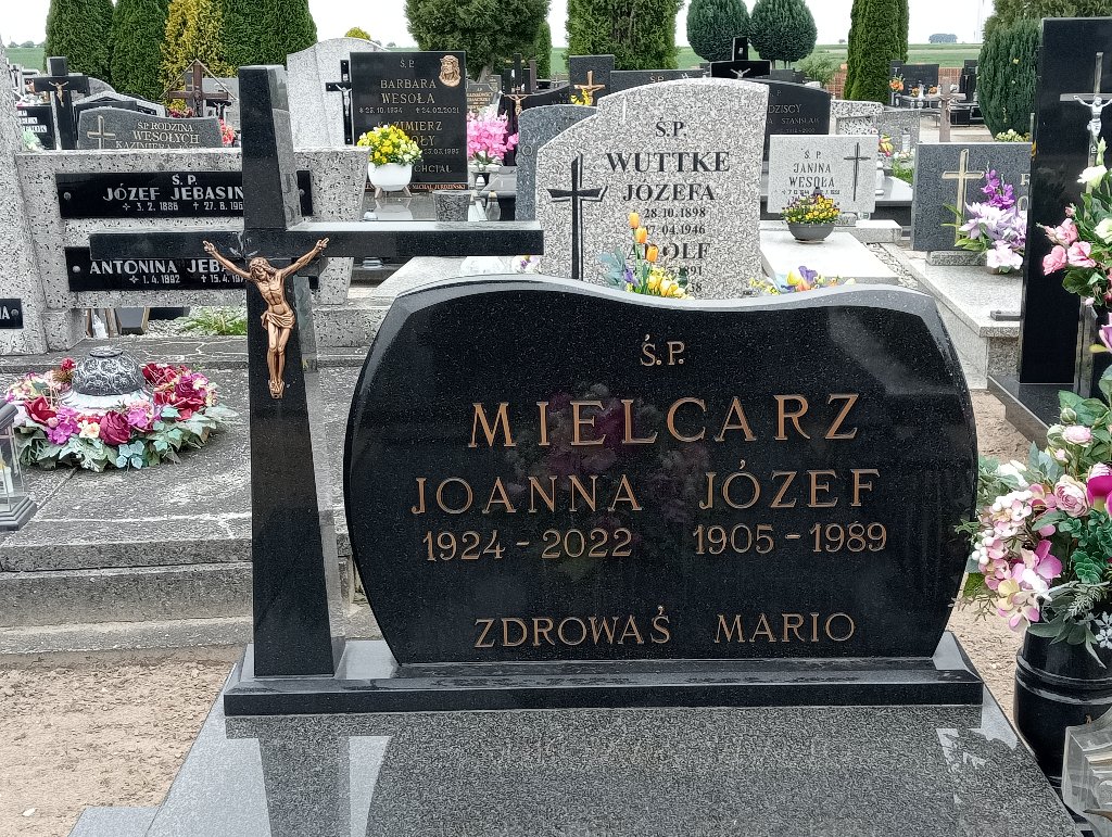Joanna Mielcarz 1923 Dobrzyca - Grobonet - Wyszukiwarka osób pochowanych