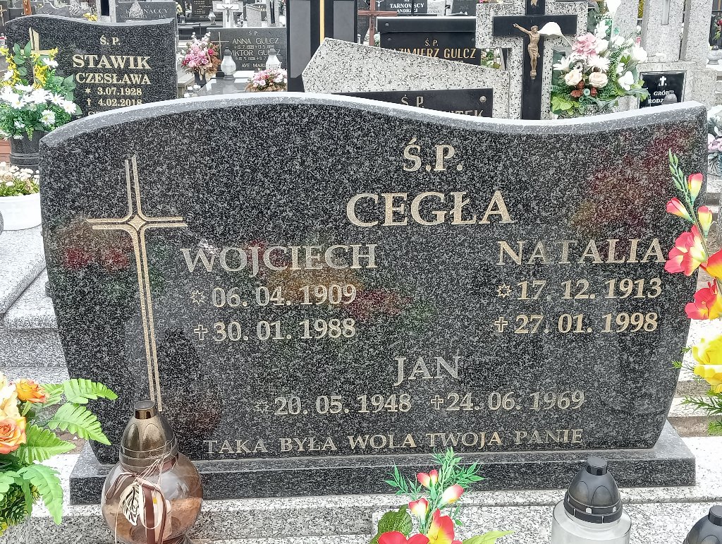 Wojciech Cegła 1909 Dobrzyca - Grobonet - Wyszukiwarka osób pochowanych