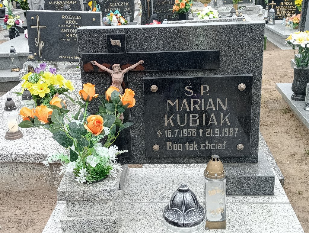 Grób Marian Kubiak