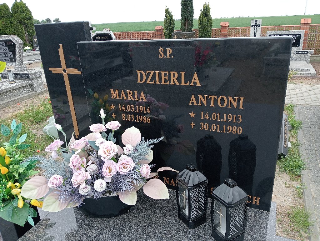 Antoni Dzierla 1913 Dobrzyca - Grobonet - Wyszukiwarka osób pochowanych