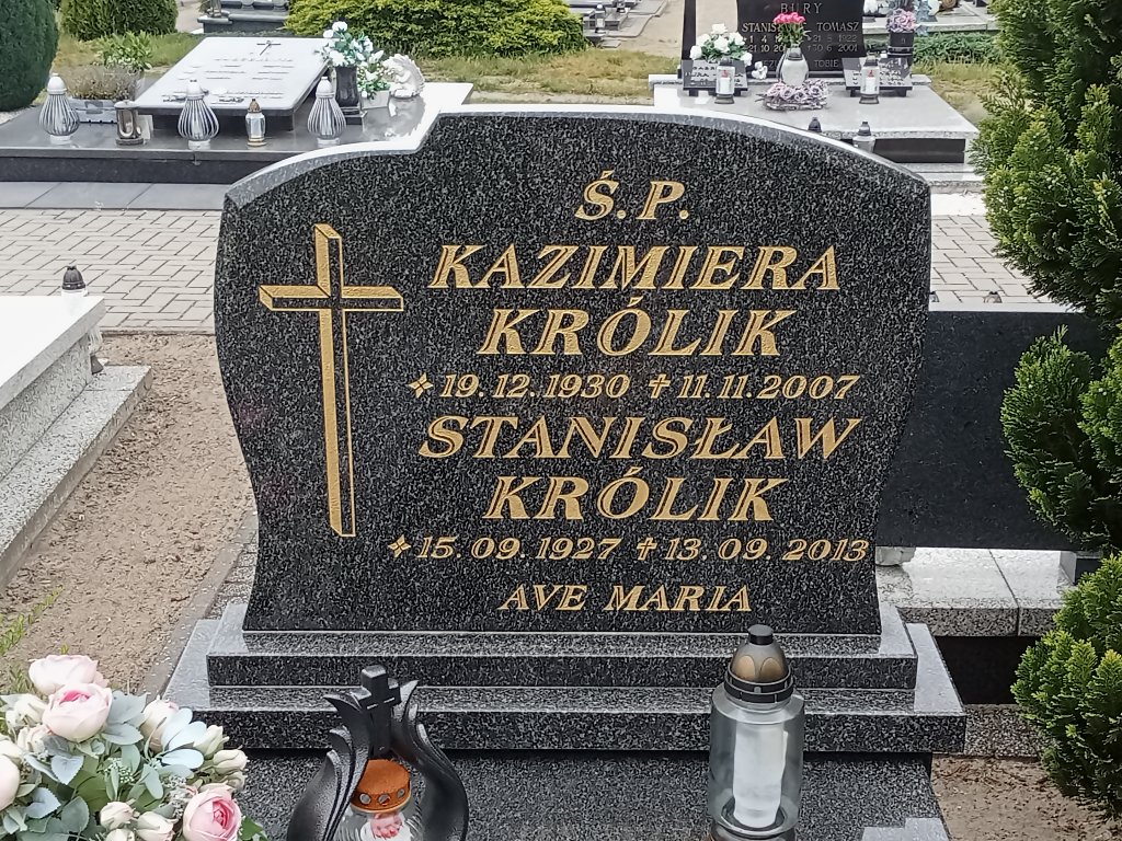 Stanisław Królik 1927 Dobrzyca - Grobonet - Wyszukiwarka osób pochowanych