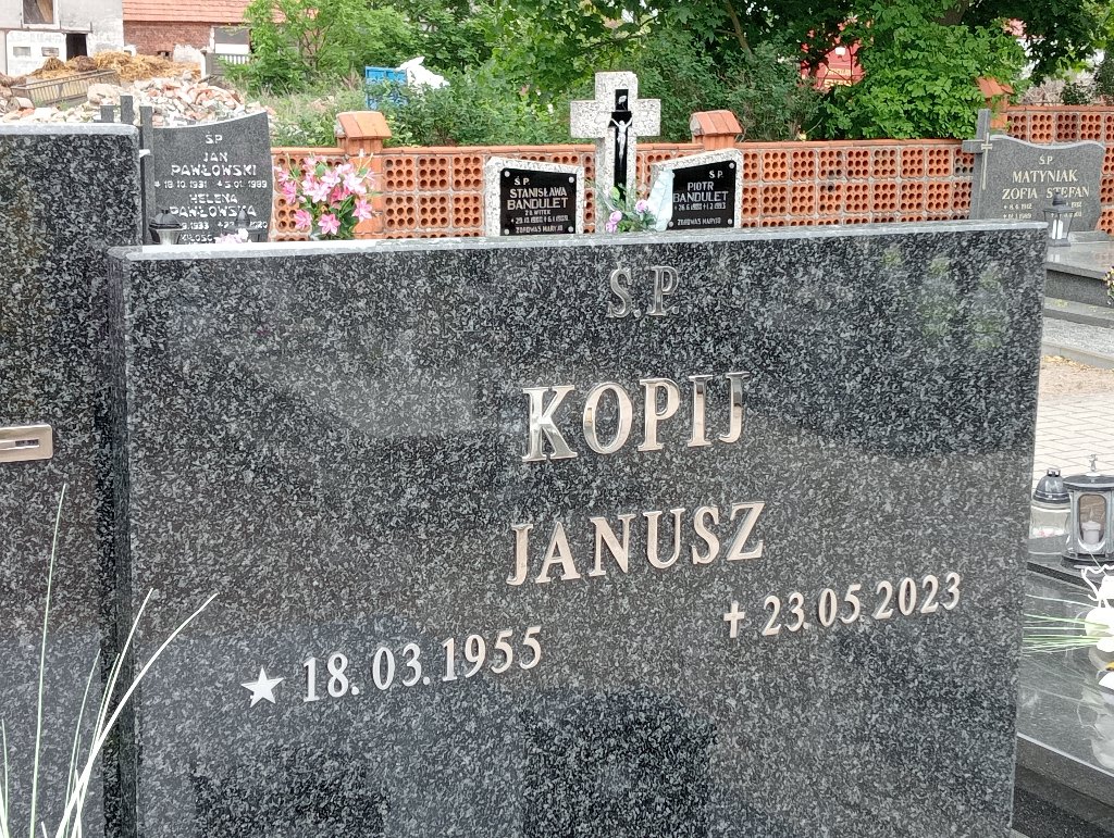 Bronisław Kopij 1914 Dobrzyca - Grobonet - Wyszukiwarka osób pochowanych